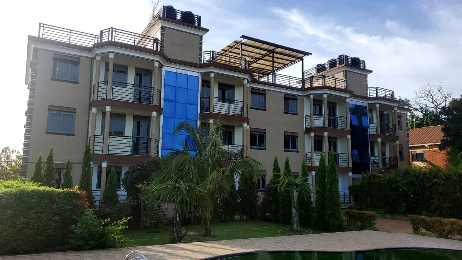 Apartment property exterior